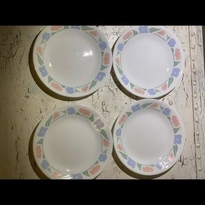 4 Corelle Friendship 6.75” Bread Plates